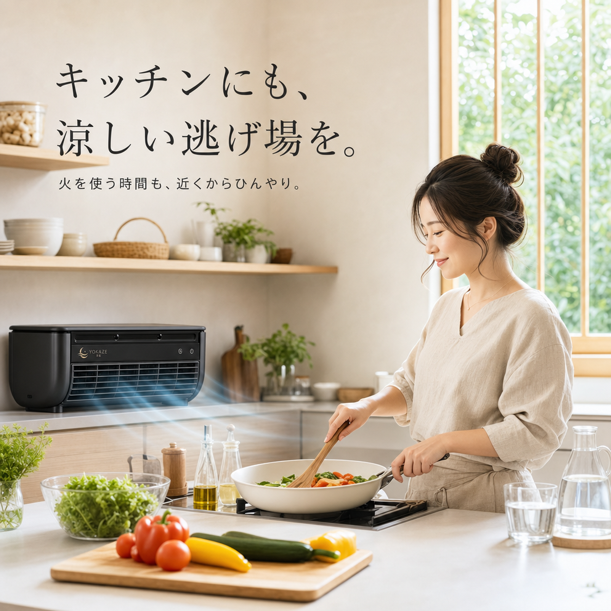YOKAZE S1 | 充電式ベッドサイド冷風機 5