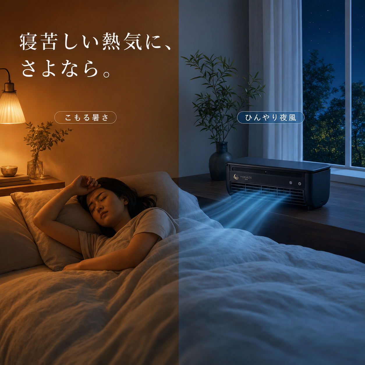 YOKAZE S1 | 充電式ベッドサイド冷風機 4